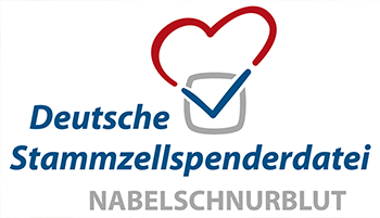 Logo: Deutsche Stammzellspenderdatei Nabelschnurblut