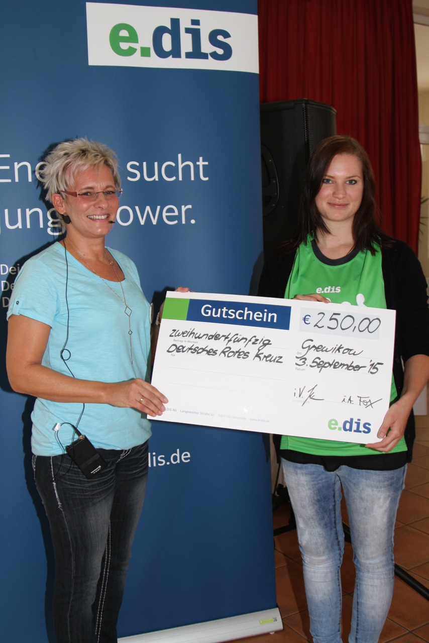 Typisierung bei e.dis AG 03.09.2015